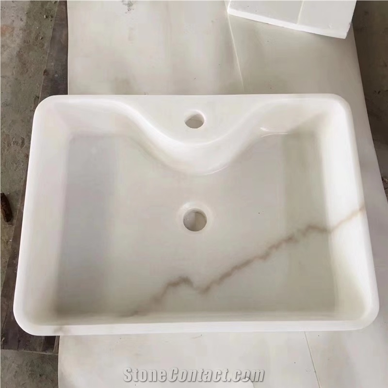 Marble Bathroom Stone Sink Kitchen Basin