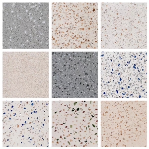 Terrazzo with Big Stone Chips Flooring Tiles Slab