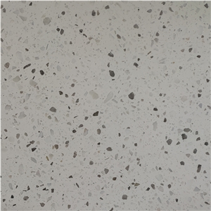 White Natural Cheap Cement Terrazzo Flooring Tiles