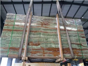 Afghanistan China Green Onyx Slabs Wall Tiles