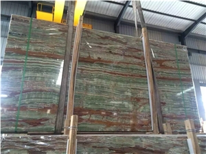 Afghanistan China Green Onyx Slabs Wall Tiles