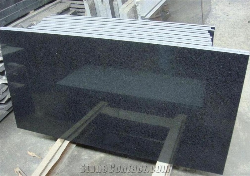 China Absolute Blacke New G684 Polished Tiles