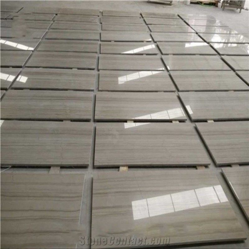 China Athens Woodedn Grey Marble Flooring Tiles