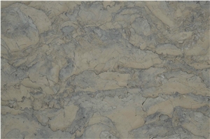 China Coast Ocean Blue Limestone Slabs Floor Tiles