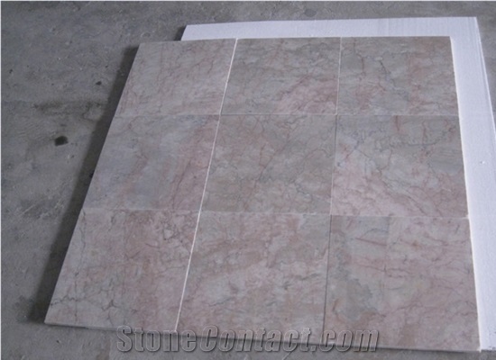 China Cream Red Marble 2cm 3cm Big Slabs Tiles