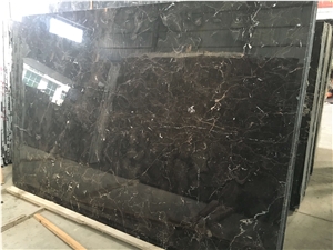 China Dark Emperador Brown Marble Slabs