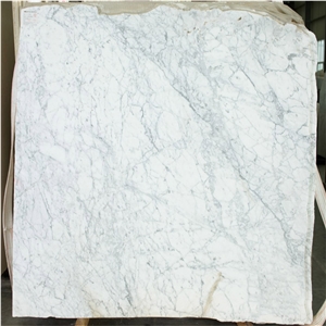 China Natural Venata White Marble 1.8cm Big Slab