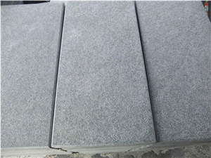 China Pearl Black Basalt G684 Bush Hammered Tiles