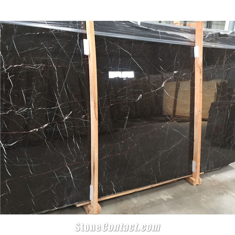 China Richest Gold Brown Marble Big Slabs Tiles