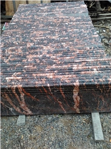 China Rose Portoro Red Marble Vanities Slabs Tiles