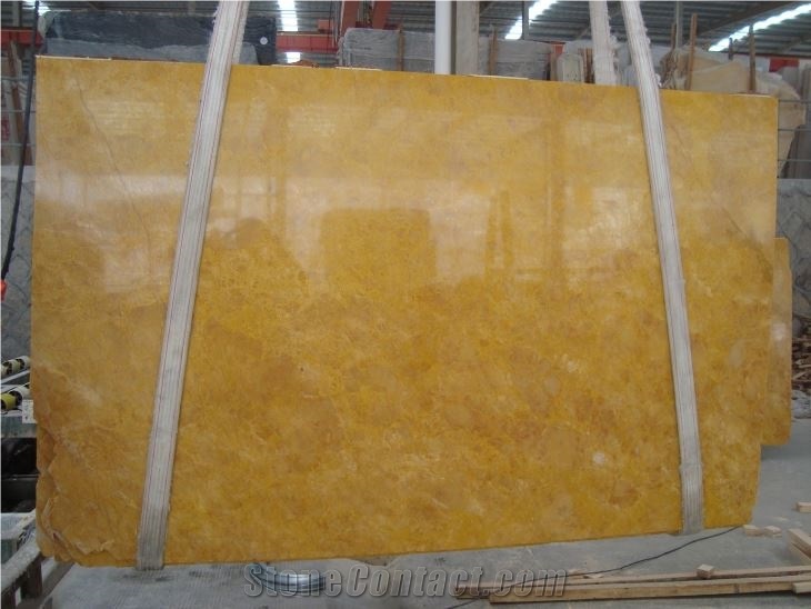 China Royal Golden Cassia Marble Slabs Tiles