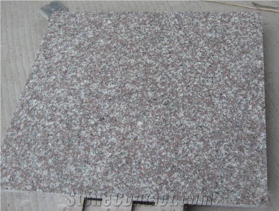 China Ruoyuan Red Granite G664 Flamed Tiles Alsbs