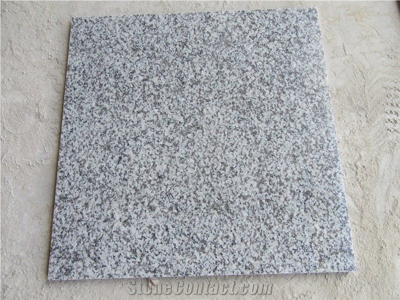 Hazel White Granite G655 Flamed Flooring Tiles