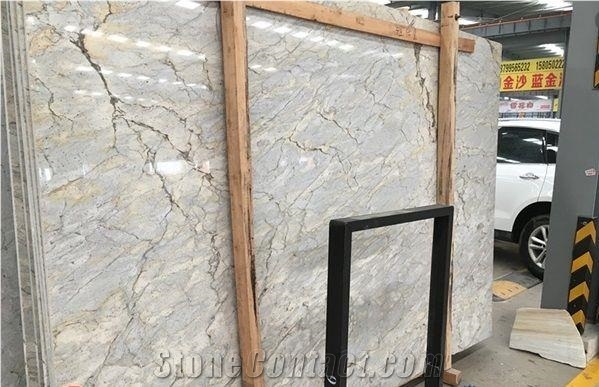 India Amber Kashmir Granite Tiles Big Slabs