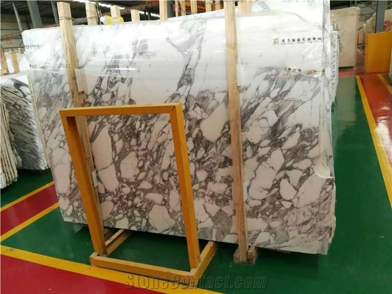 Italy Arabescato Carrara White Marble Slabs Tiles