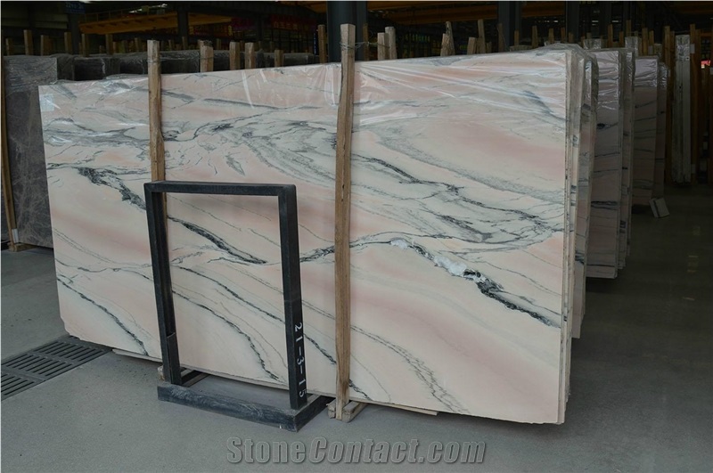 Italy Ross Pink Marble 2cm 3cm Big Slabs Tiles