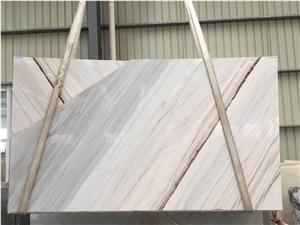 Italy White Palissandro Classico Marble Tiles Slab