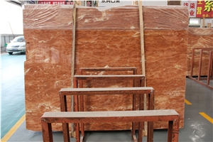 Philippines Bulacan Pink Red Marble Slabs Tiles
