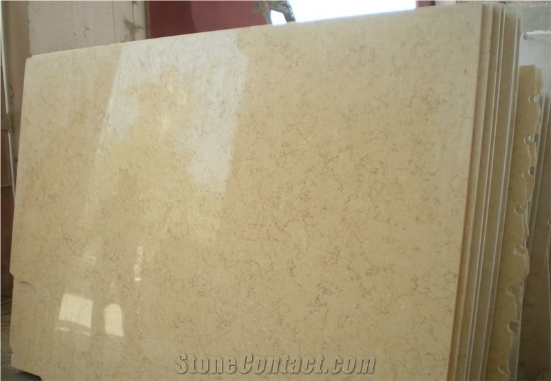 Pyramids Beige Sunny Gold Marble Big Slabs