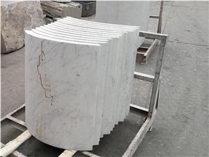 Bianco Carrara White Marble Building Stone Column