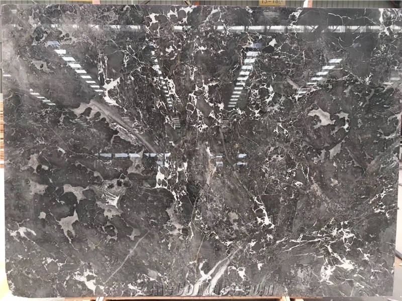 China Material Romantic Grey Marble Slab