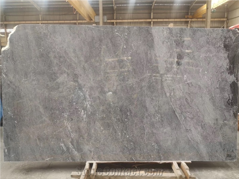 China Phantom Ash Grey Marble Slab