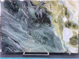 China Wizard Green Marble Slab &Tiles