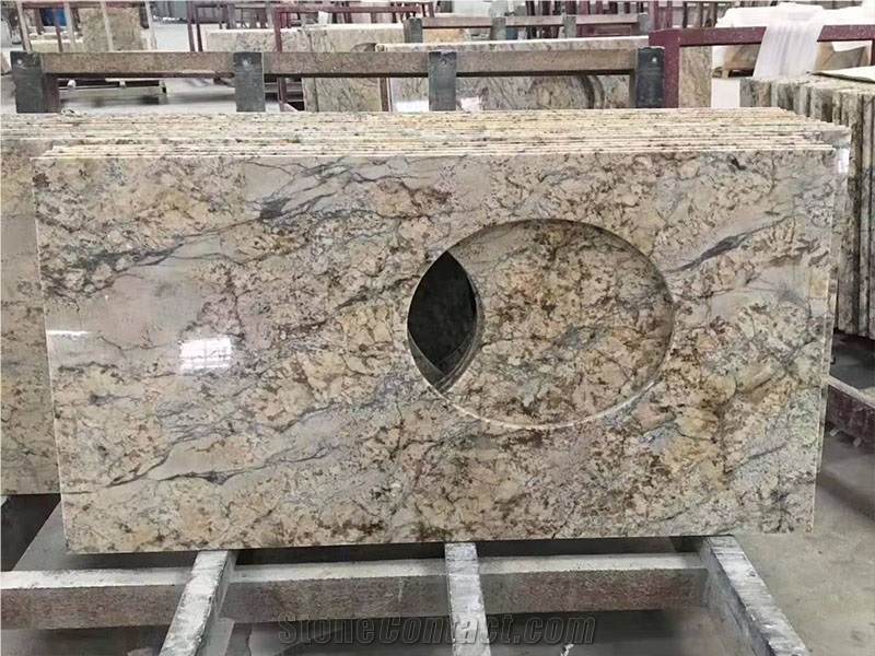 Golden Crystal Granite Countertop