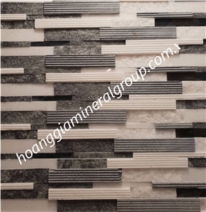 Marble Cladding Multi Surface Mixing Panel