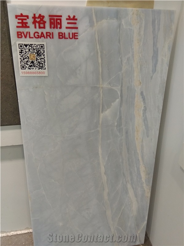 Bvlgari Blue Marble Slabs, Tiles