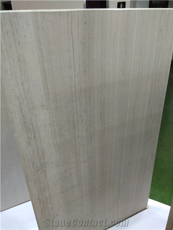 White Wood Grain Marble Slabs,Tiles