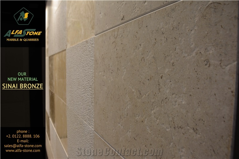 Sinai Bronze Marble Brushed Wall Tiles