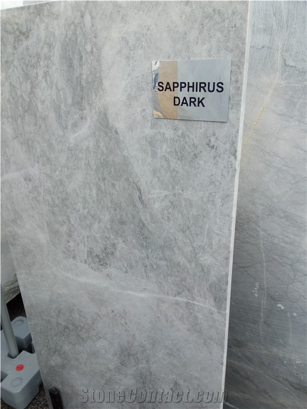Sapphirus Dark Marble Slabs, Tiles