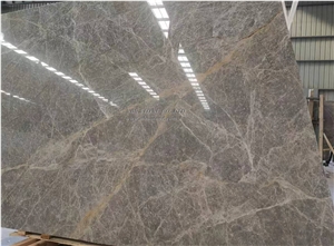 New Chinese Hermes Grey Marble Slabs Covering