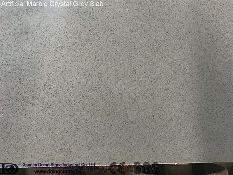 Artificial Marble Crystal Grey Prime Slabs