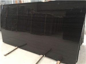 Absolute Black Wood Marble for Wall Tile