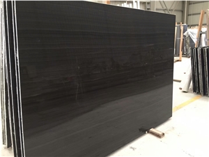 Black Absolute Wooden Vein Marble for Wall Tile