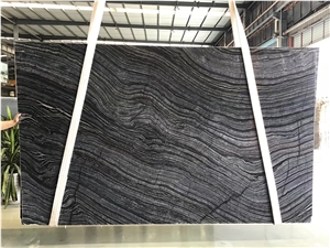 Black Wood Marble for Floor Tile