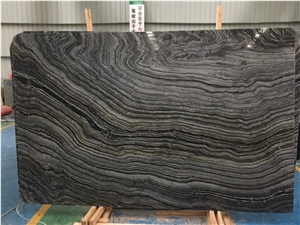 Black Wood Vein Marble for Wall Tile