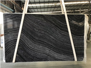 Black Wooden Marble for Floor Tile