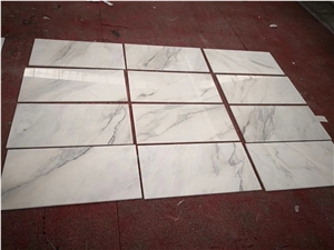 New Jazz White Marble Floor Covering