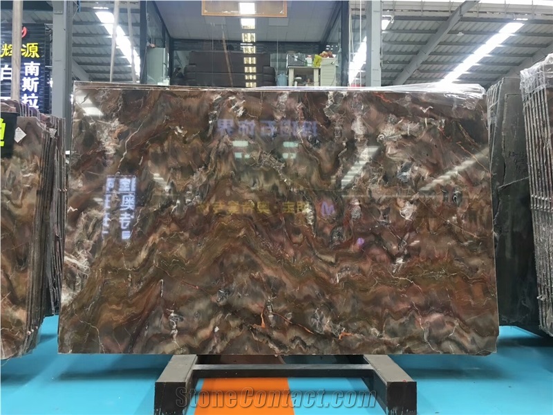 Venece Red Marble Wall Tile