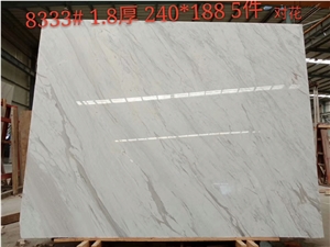 Volakas Bianco Marble Wall Covering