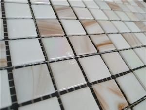 White Glass Mosaic Tile