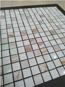 White Glass Mosaic Tile