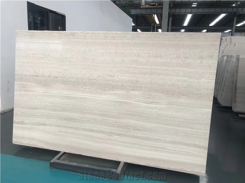 White Wood Vein Marble for Wall Tile