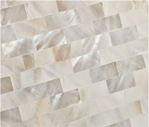 Pearl Shell Mosaic,Mother Of Pearl Shell, White
