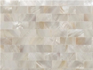 Pearl Shell Mosaic,Mother Of Pearl Shell, White