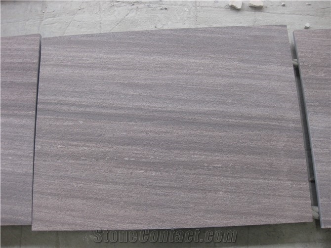Purple Wooden Vein Marble Slab