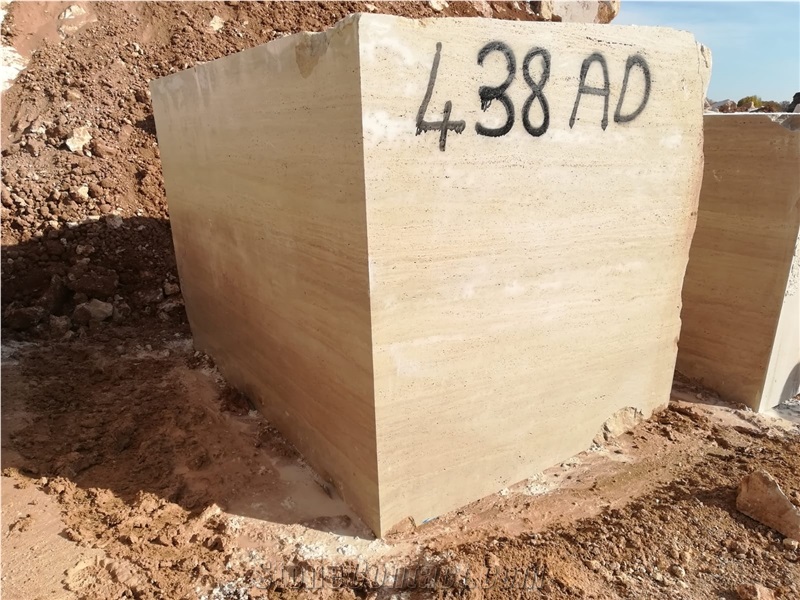 Light Travertine Blocks